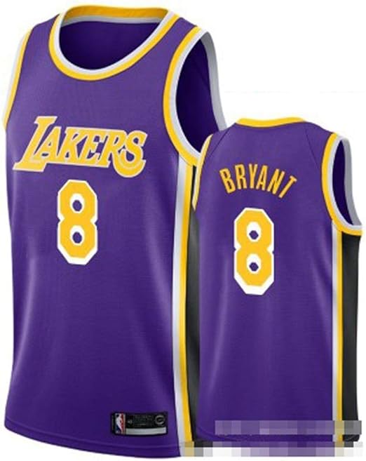 Basketball Jerseys For Men Nba Lakers 8 Bryant Basketball Uniform Color A Size Xxl Amazon Ca Home Kitchen