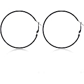 70s 80s Round Circle Earrings Fluorescence Hoop Earrings Colorful Retro Neon Big Round Earrings for Women Jewelry Gifts