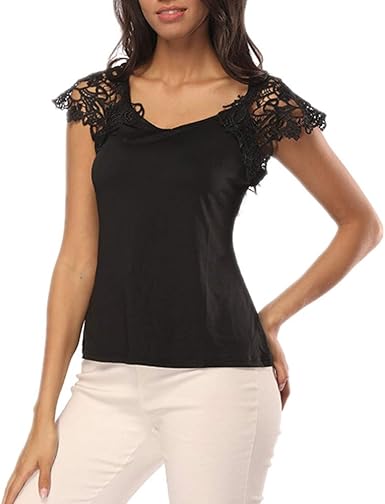 maglia nera maniche corte