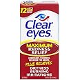 Clear Eyes Maximum Redness Relief Eye Drops 0.50 oz (Pack of 2)
