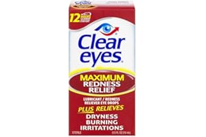 Clear Eyes Maximum Redness Relief Eye Drops 0.50 oz (Pack of 2)