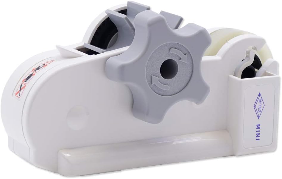 Mini MoTEX Tape Dispenser Compatible with 1 Inch Core Tapes 1 Rolls of