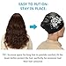 Peacoco Large Silicone Swim Cap for Women Girls Men and Adult, Swimming Cap for Long Hair,Thick Hair,Curly Hair, Dreadlocks, Ear Wrap Swim Hat Keeps Hair Dry
