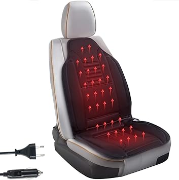 Amazon Co Jp シートヒーター ホットクッション カ 12v車用ホット シートヒーター 40 60 ホットカーシート 運転席 助手席両方対応 車内 防寒 寒さ対策 スポーツ アウトドア