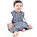 Woolino 4 Season Baby Sleep Bag with Feet Holes, Australian Merino Wool and Organic Cotton, Toddler Sleeping Bag, 18-36mo, Navy Blue