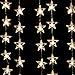 AGPTEK® 2Mx1.5M 80 LED Star light Curtain Fairy String Light Party Birthday Wedding Home & Outdoor Decoration, 8 Lights Flashing Modes With Control Box, Warm White