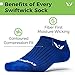 Swiftwick- ASPIRE ZERO Running & Cycling Socks (Cobalt, Medium)