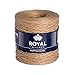 Royal Imports Bind Wire Wrap Twine, Paper Fiber Covered Waterproof Metal Wire Rustic Vine for Flower Bouquets, Floral Wrapping, Art Craft Projects - 26 Gauge (673 Ft) - Natural