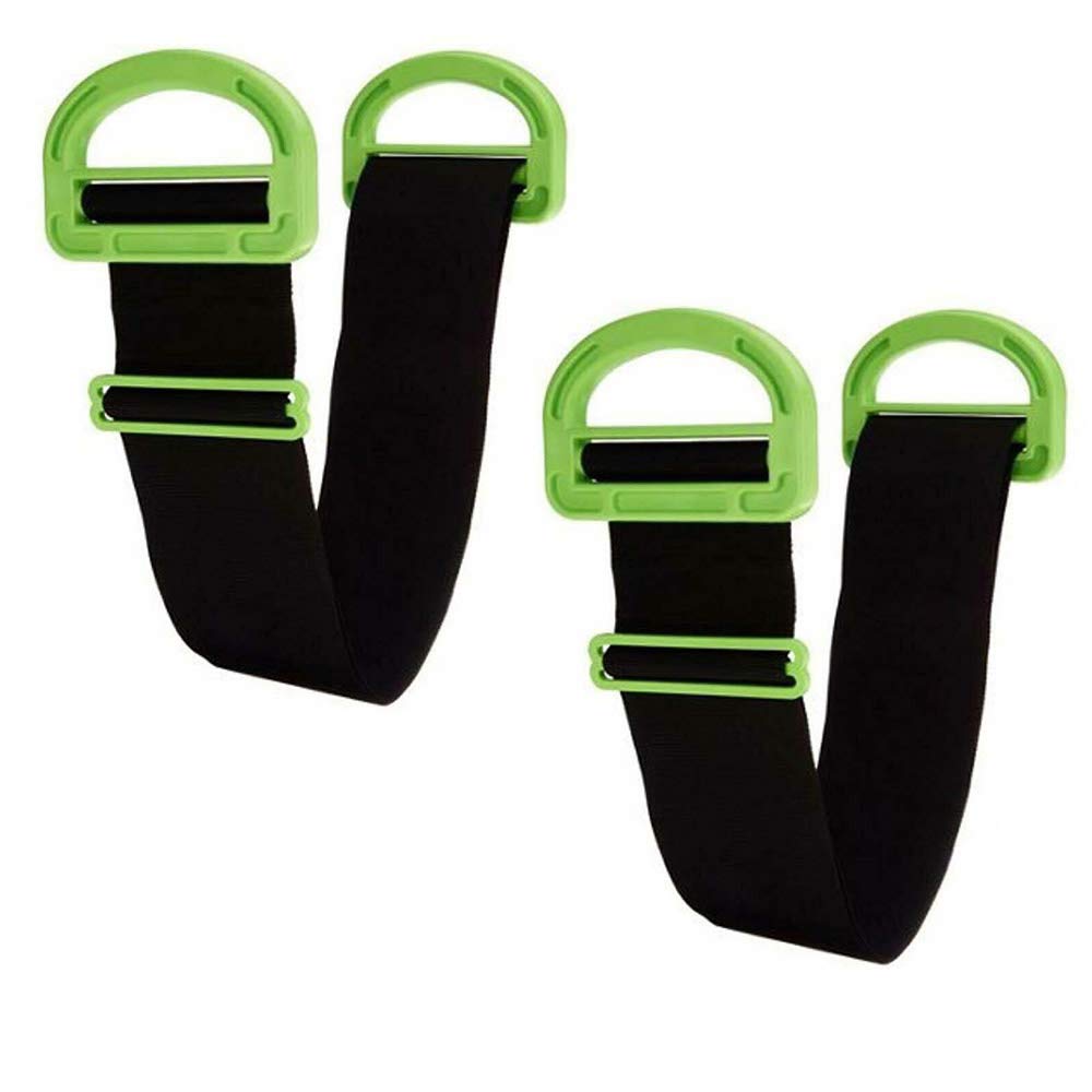 Photo 1 of Lifting and Moving Strap 2 Pack,Carrying Straps with The Durable Handles Suport 600Lbs Heavy Object for Furniture, Boxes, Mattress,Construction