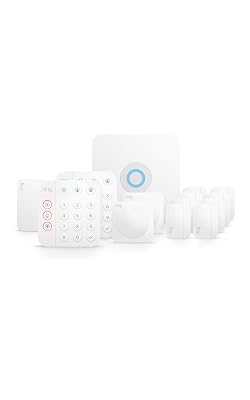 Ring Alarm 14-Piece Kit (newest model), Wireless smart home or business security system, expandable, easy setup, Mobile App Control, 24/7 Professional Monitoring, Alexa Compatible
