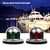 Lemonbest-Stainless-Steel-12V-Marine-Boat-Yacht-Light-LED-Bow-Navigation-Side-Lights-Pontoons-Sailing-Signal-Light-One-Pair-Red-Green