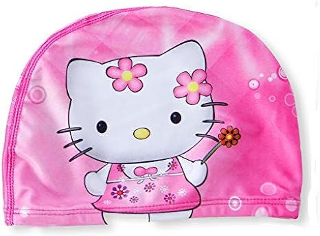 kids fabric swimming hat