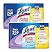 Lysol Disinfecting Wipes Variety Value Pack, Lemon and Lime, Early Morning Breeze, and Crisp Linen, 240 Count (Pack of 2)