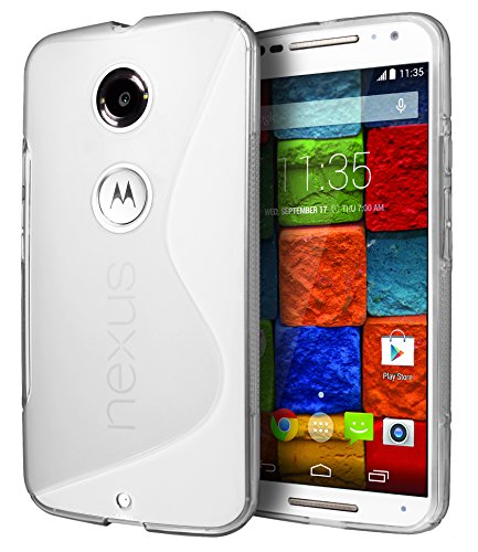 Nexus 6 case, cimo [wave] premium slim tpu flexible sof…