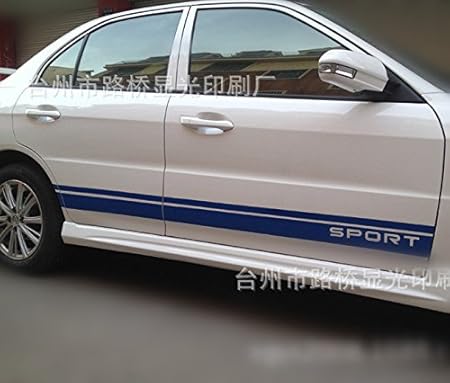 Amazon 車のドアのステッカースポーツ車ボディ装飾ステッカーカラー の三種類 Silver ステッカー デカール 車 バイク