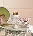 White and Pink Beaded Multi Cake Stand