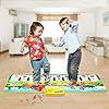 sanlinkee Piano Mat for Kids, Music Mats Touch Play Musical Carpet Piano Floor Mat for Children