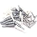 Hilitchi 160-Pieces Large/Small Zinc Plastic Self Drilling Drywall Hollow-Wall Anchor Assortment Kit