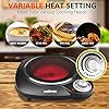 CUSIMAX-Portable-Electric-Hob-1200W-Electric-Infrared-Single-Burner-for-Kitchen-Camping-RV-Office-Ceramic-Glass-Single-Hot-Plates-for-Warming-Boiling-Frying-Simmering-Stainless-Steel-Black Cusimax CMIP-B112 Portable Hot Plate, Hot Plates for Cooking, Single Ceramic Hob, Black Stainless Steel, 1200W Electric…