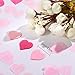 Whaline Valentine's Day 1 Inch Heart Paper Confetti Tissue Confetti 6000 Pieces confetti Party Table Decorations for Balloon, Wedding, Holiday, Birthday