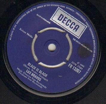 LOS BRAVOS - BLACK IS BLACK - 7 inch vinyl/45