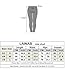 LAINAB Womens Casual Side Zipper Low Waist Pull On Leggings Ankle Pants Black M