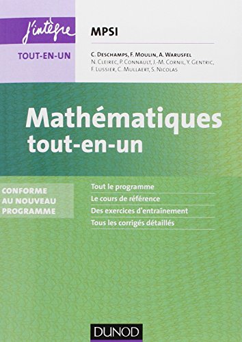 Mathématiques tout-en-un MPSI - 3e éd. - Conforme au nouveau programme by (Paperback)