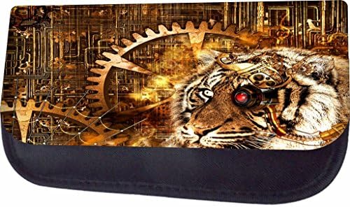 Steampunk Tiger Design Jacks Outlet TM Pencil Case