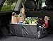 HomePro Goods Heavy Duty Car Trunk Organizer, Sturdy Storage for Travel, Groceries and Gear, Black