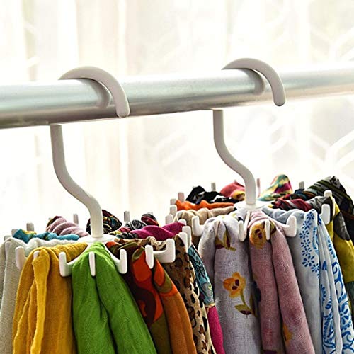 Rotating 20 Hooks Belt Scarves Men Neck Tie Holder Rack Hanger Organizer