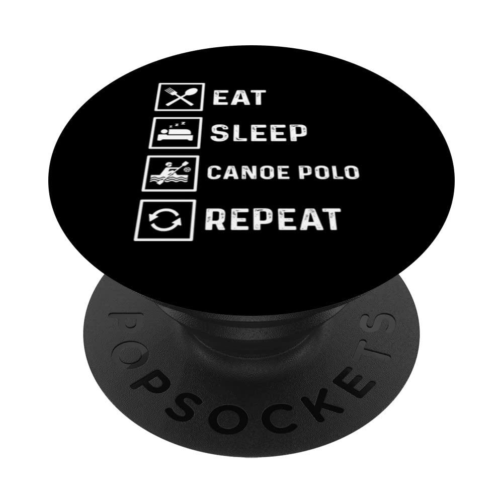 Funny Canoe Polo Player Saying Love Water Sports PopSockets Swappable PopGrip
