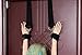 Lovess Swing Handcuffs Adult Sex Products Door Swing Nylon Bondage Restraint Hand Cuffs Straps in Black