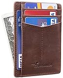 Travelambo RFID Front Pocket Minimalist Slim Wallet