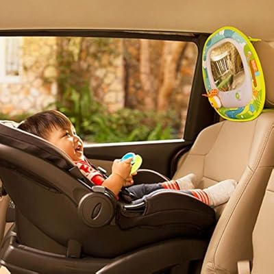 baby car mirror with lights and music