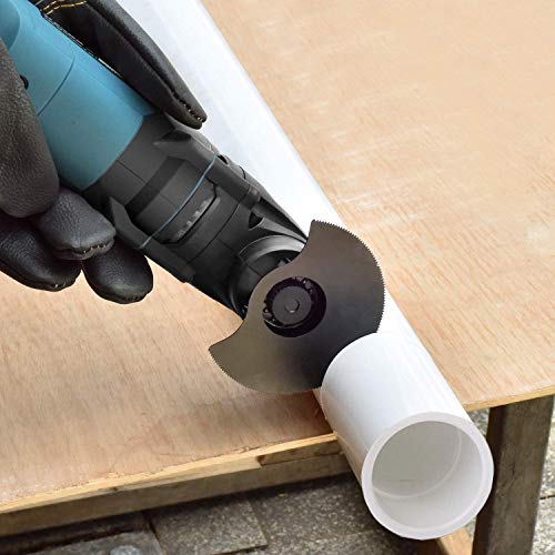 Oszillationswerkzeug, WESCO 300W Multifunktionswerkzeug mit 15 Zubehör und Tasche, 11000-20000/min, 3.2° Oszillationswinkel, 6 Geschwindigkeiten zum Entfernen, Schaben, Schneiden, Polieren