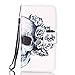Urberry LG K7 Case, Skull and Flower Print Case for LG K7, Shock-proof Case with a Free Phone Bracket