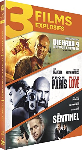 Die Hard 4 : Retour En Enfer + From Paris With Love + The Sentinel - Pack