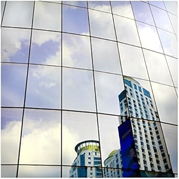 BDF S05 Window Film Daytime Privacy One Way Mirror Silver 5 (36in X 100ft)