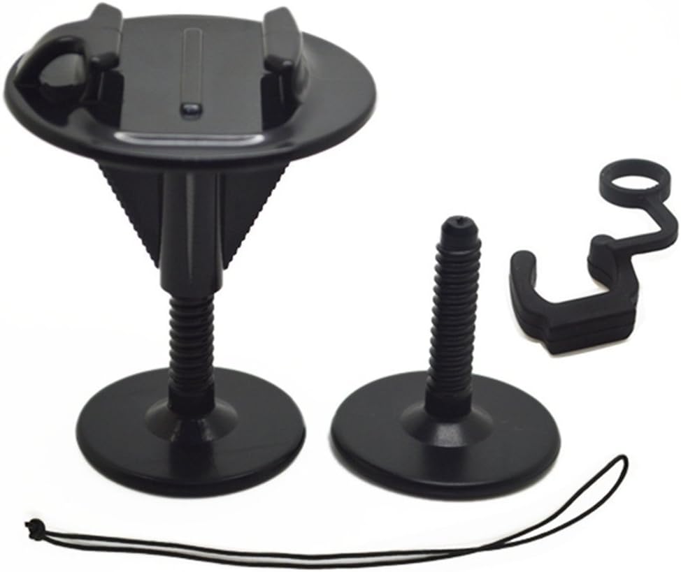 Williamcr Bodyboard Wakeboard Foam Surfboard Mount Kit for GoPro Hero 5/4/3+/3/2/1 (Black)
