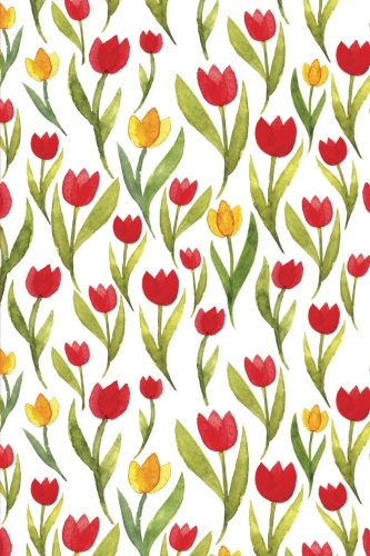 Download Sketchbook: Red and Yellow Daffodils 6x9: Journal with 160 unlined, unruled pages (Flowers)