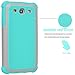 Galaxy S3 Case, Tekcoo(TM) [Tmajor Series] [Gray/Turquoise] Shock Absorbing Hybrid Rubber Plastic Impact Defender Rugged Slim Hard Case Cover Shell for Samsung Galaxy S3 S III I9300 GS3 All Carriers