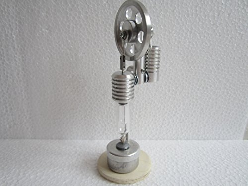 Stirling Engine Metal Vertical Hot Air education science toys + Express shipping 2-6 business days to USA