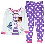 Disney Doc McStuffins Little Girls Toddler Long Sleeve Cotton Pajama Set