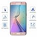 Galaxy S6 Edge Screen Protector, Seacosmo Tempered Glass Screen Protector Cover [ 3D Curved Full Coverage ] For Samsung Galaxy S6 Edge LIFETIME WARRANTY, Rose Gold