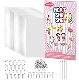 Warckon 149 Pieces Shrink Plastic Sheet Kit Include