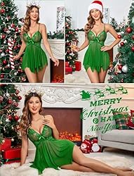 Avidlove Women Lace Plus Size Lingerie Babydoll V