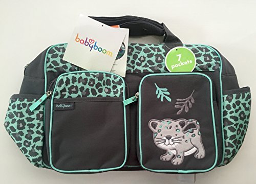 Babyboom diaper bag with removable changing pad, turquo…