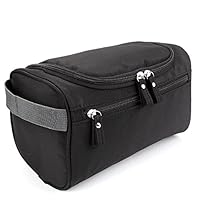 CozyCabin Travel Toiletry Bag, Hanging Waterproof Dopp Kit for Shaving & Makeup Accessories, Men