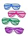 Kangaroo 80's Neon Shutter Shades, Kids Sunglasses (12-Pack)