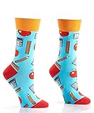 Yo Sox School Kit Funky Women's Crew Socks for Dress or Casual Wear Size 5-10